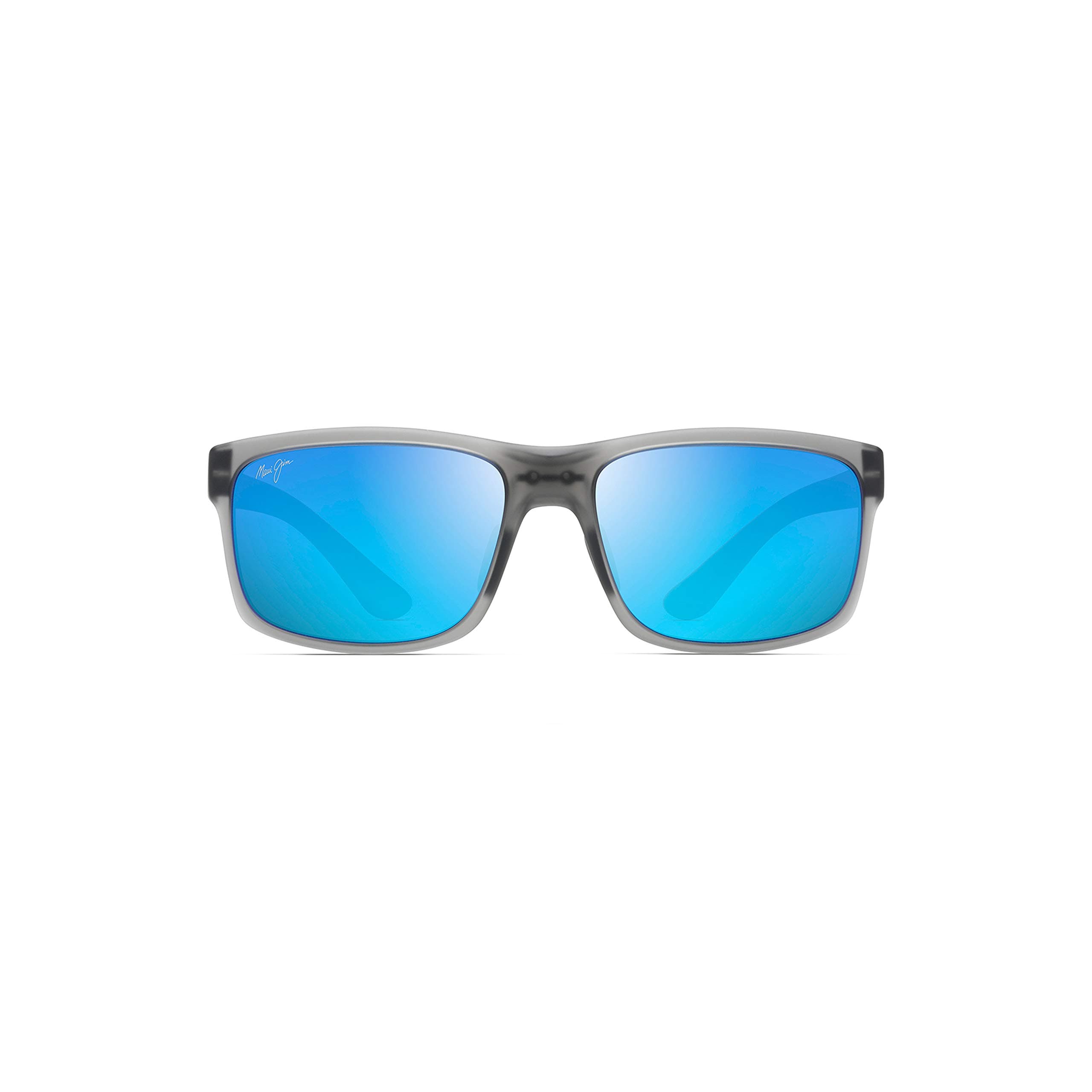 Maui Jim Men's and Women's Pokowai Arch Polarized Rectangular Sunglasses, Medium Fit