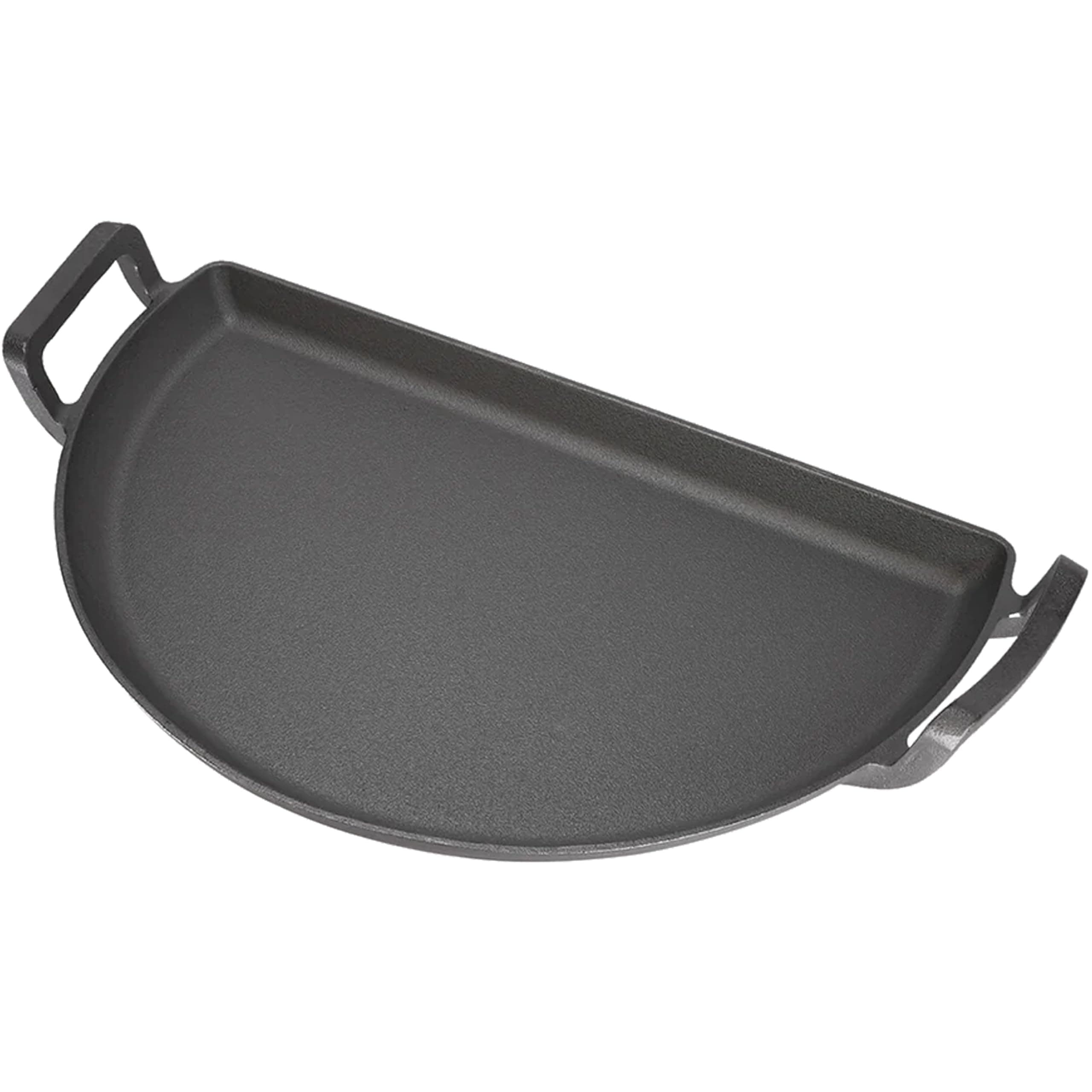 SnS Grills Slow ‘N Sear Cast Iron Drip 'N Griddle Pan 22", 3-in-1 Versatile Grill Accessory for Searing, Griddle and Drippings - Fits Weber® & Similar 22” Kettle Grills