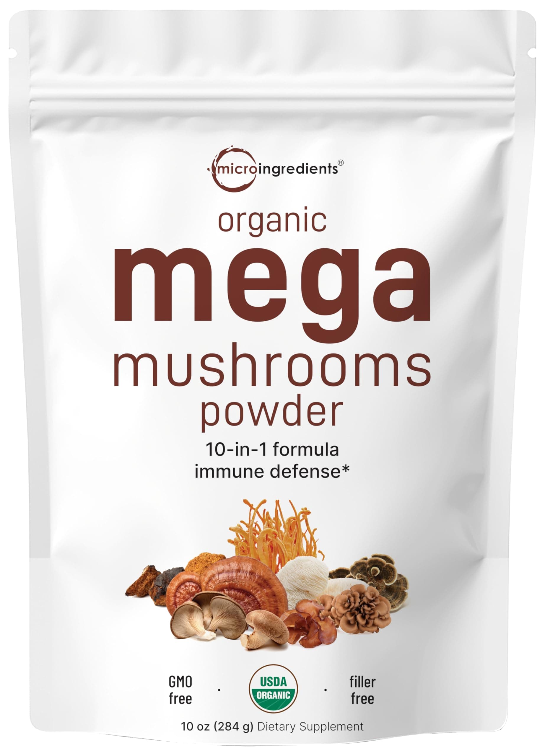 Organic 10 in 1 Mega Mushroom Powder