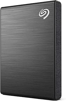 Seagate One Touch SSD, 2TB, External SSD, USB 3.0, Black, 1 year MylioCreate, 4 mo Adobe Creative Cloud Photography (STKG2000400)