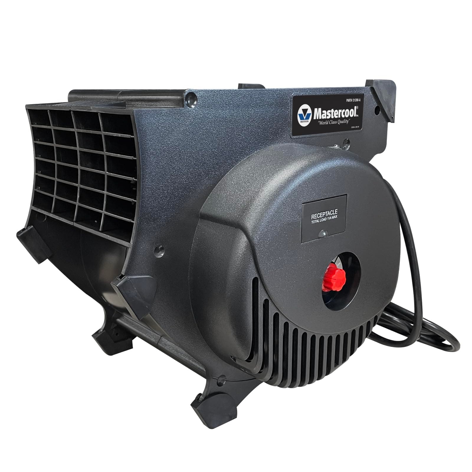 1200 CFM Blower Fan (21200-A), Cools & Dries, 3-Speed, Impact-Resistant ABS, Adjustable Feet, 2 Grounded Receptacles, 8.5 ft. Cord