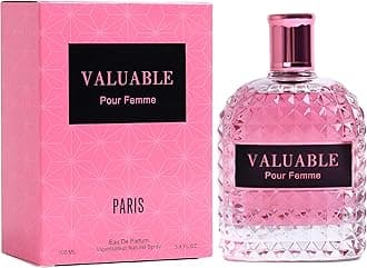Valuable Paris Perfume for Women, Floral Notes Eau de Parfum Spray Casual Daily Womene Cologne 3.4 Fluid Ounce/100Ml Long Lasting Fragrance Daytime & Casual Use, for all Skin Types