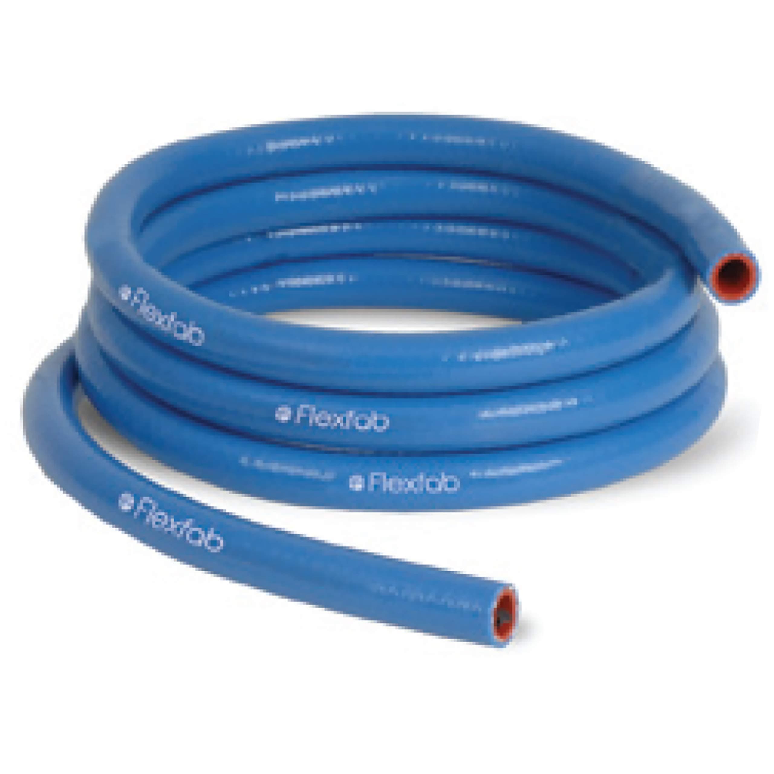 Flexfab - 3/8" ID x 50 ft 5526 Blue Silicone Heater Hose 10mm J20R3 Class A 350F Radiator Coolant P/N 5526-038