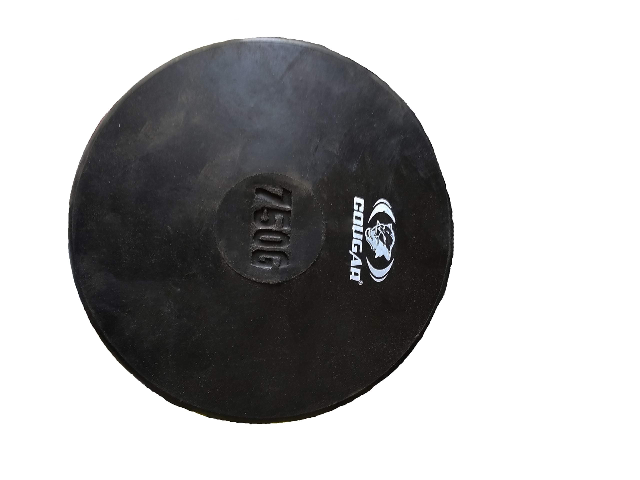 Cougar Black Rubber Discus Throw | Throwing Discus | Black Discus for Men/Women - 750 gm