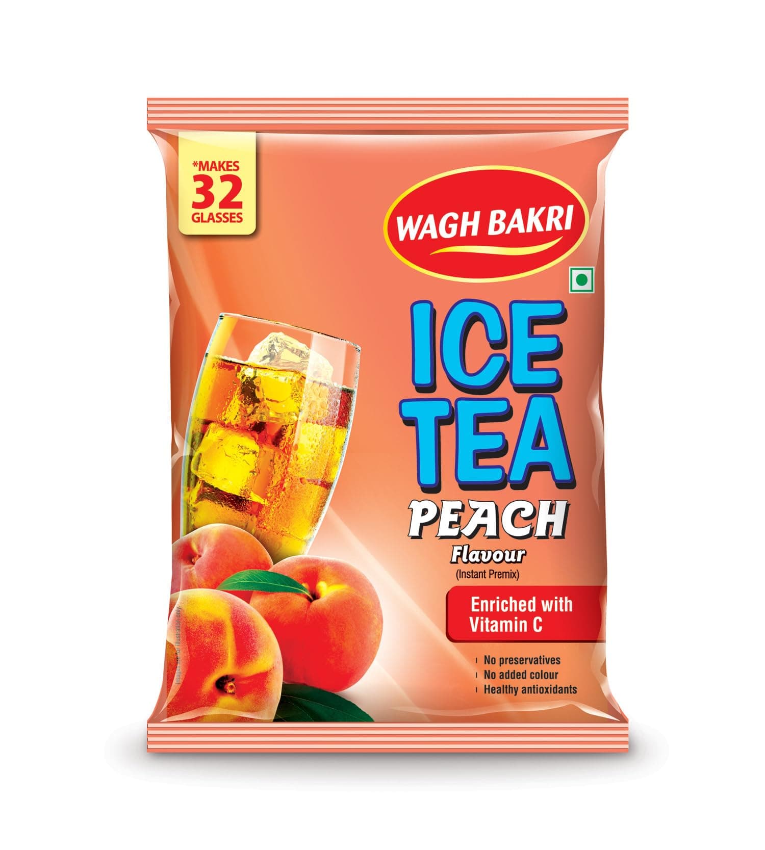 Iced Tea | Instant Ice Tea Powder | Assam Blend | Classy Summer Drink | Refreshing Summer Drink | No Preservatives | Enriched with Vitamin C | Easy to Make | Peach Flavour | 400 g
