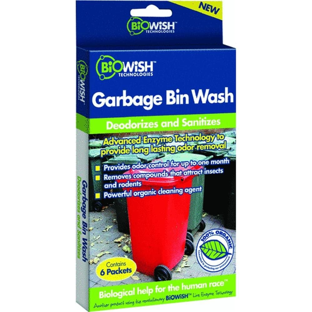 Biowish™ B00069 Garbage Bin Wash, 1 Oz, 6-packets
