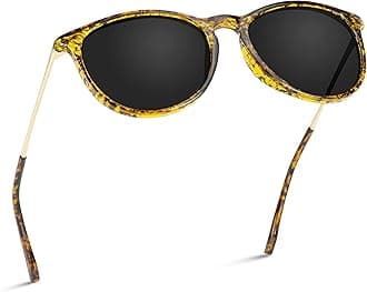 Round Retro Polarized Lens Classic Sunglasses for Women