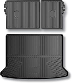 Truck Mat & Rear Backrest Mat fit for 2020-2024 2025 Mazda CX-30 Cargo Liners All Weather Anti-Slip Split Dog Liner 2025 CX30 Accessories (Cargo Liner +Backrest Mats)
