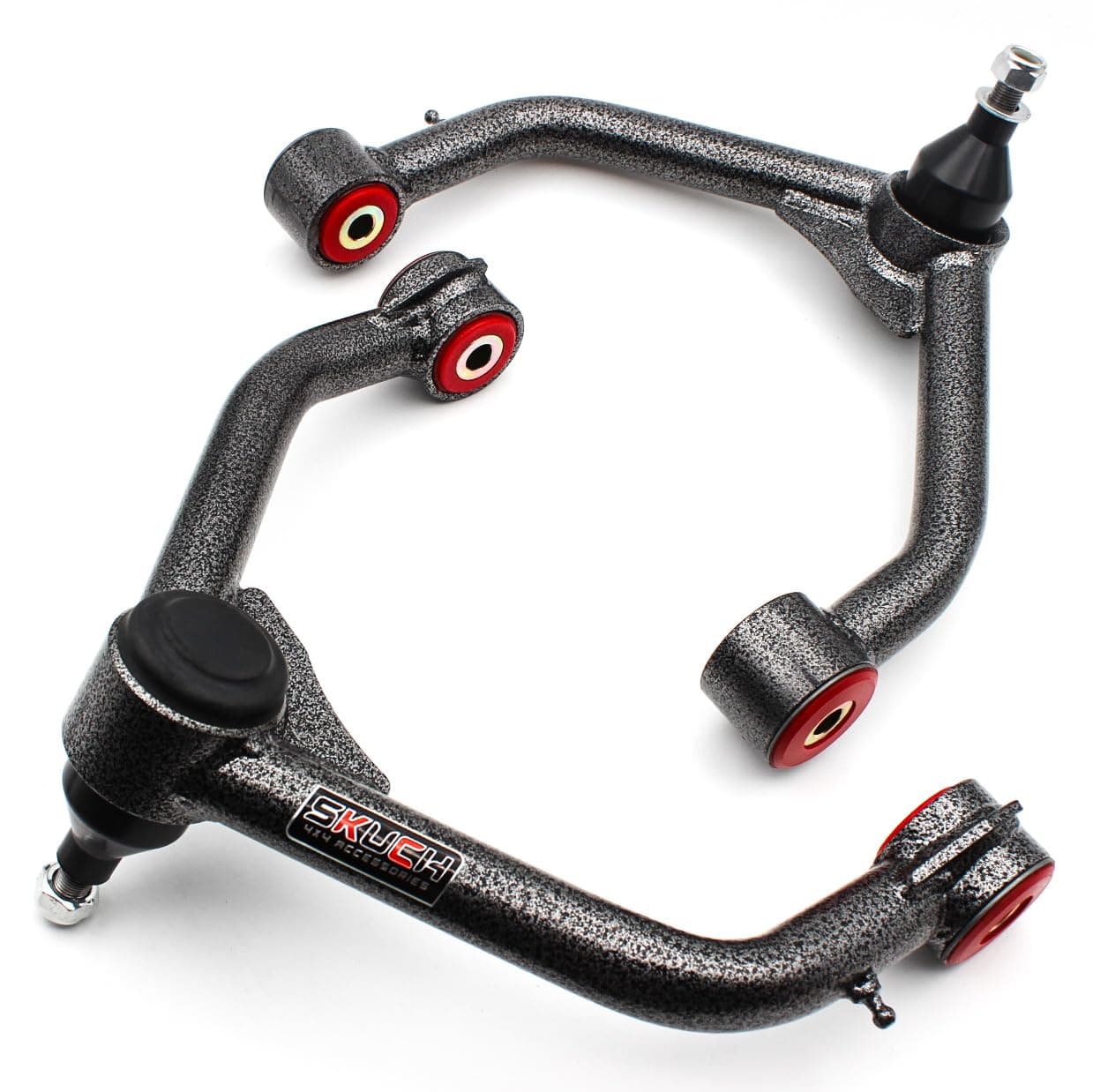 Front Upper Control Arms Tubular with Ball Joint for 2009-2019 DODGE RAM 1500 4WD 2-4" Suspension Levering Lift Adjustable Control Arms, 2Pcs