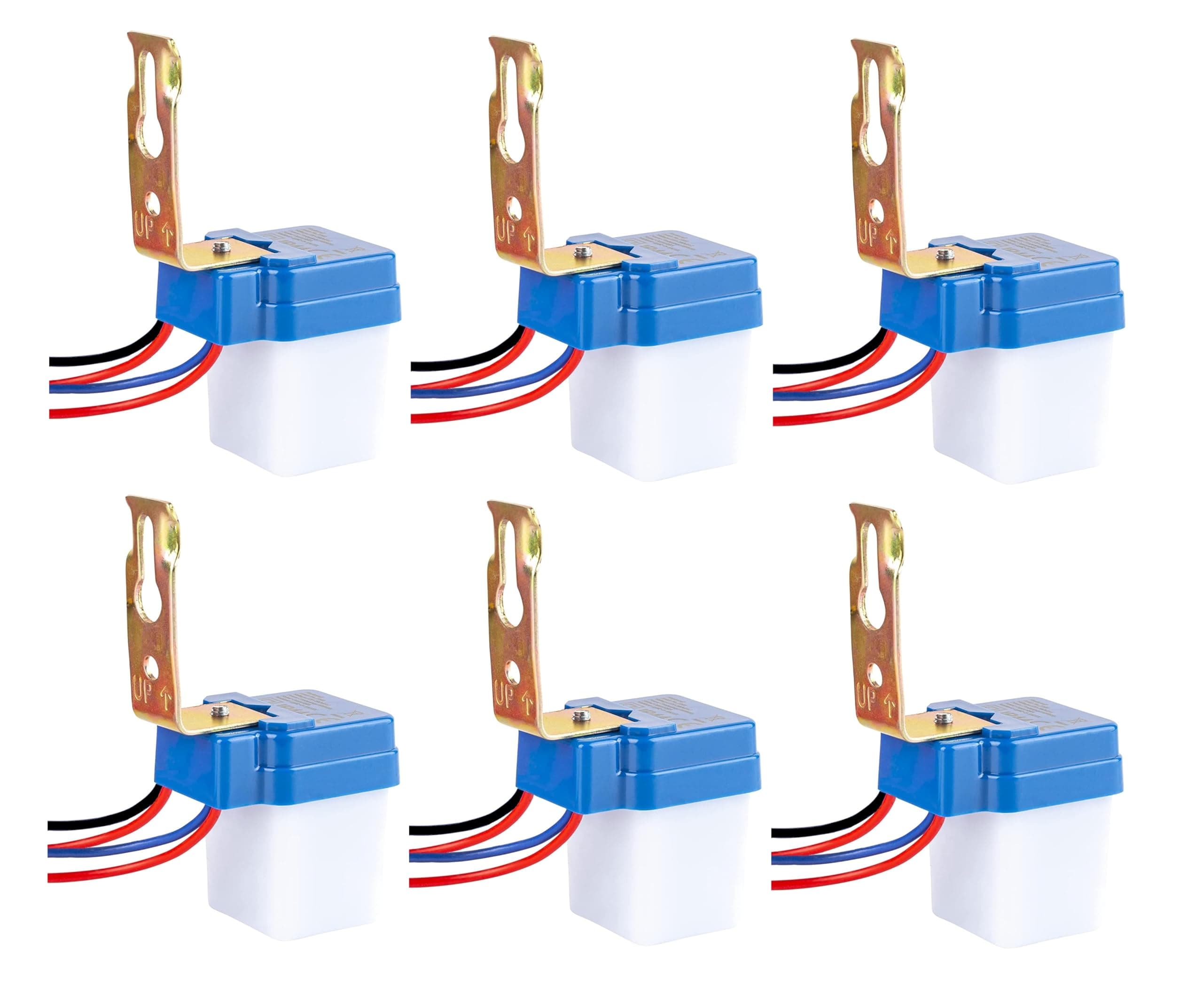 Builtronics(BTI-301) : Automatic Light On-Off Day-Night Photocell Sensor Switch 220 Volt(up to1300Watt) for Lights, Water Proof, 18 Months Warranty, Customer Care Support, Waterproof (6)