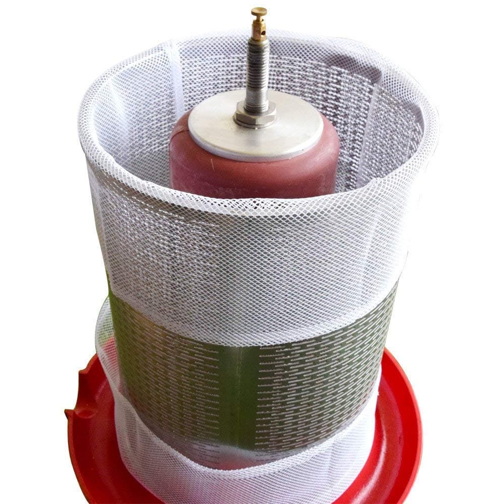 Reusable Mesh Bags, 2 Pack Washable Filter Bag for Fruit Wine Juice - intended for 5.3 Gallon Apple Wine Press