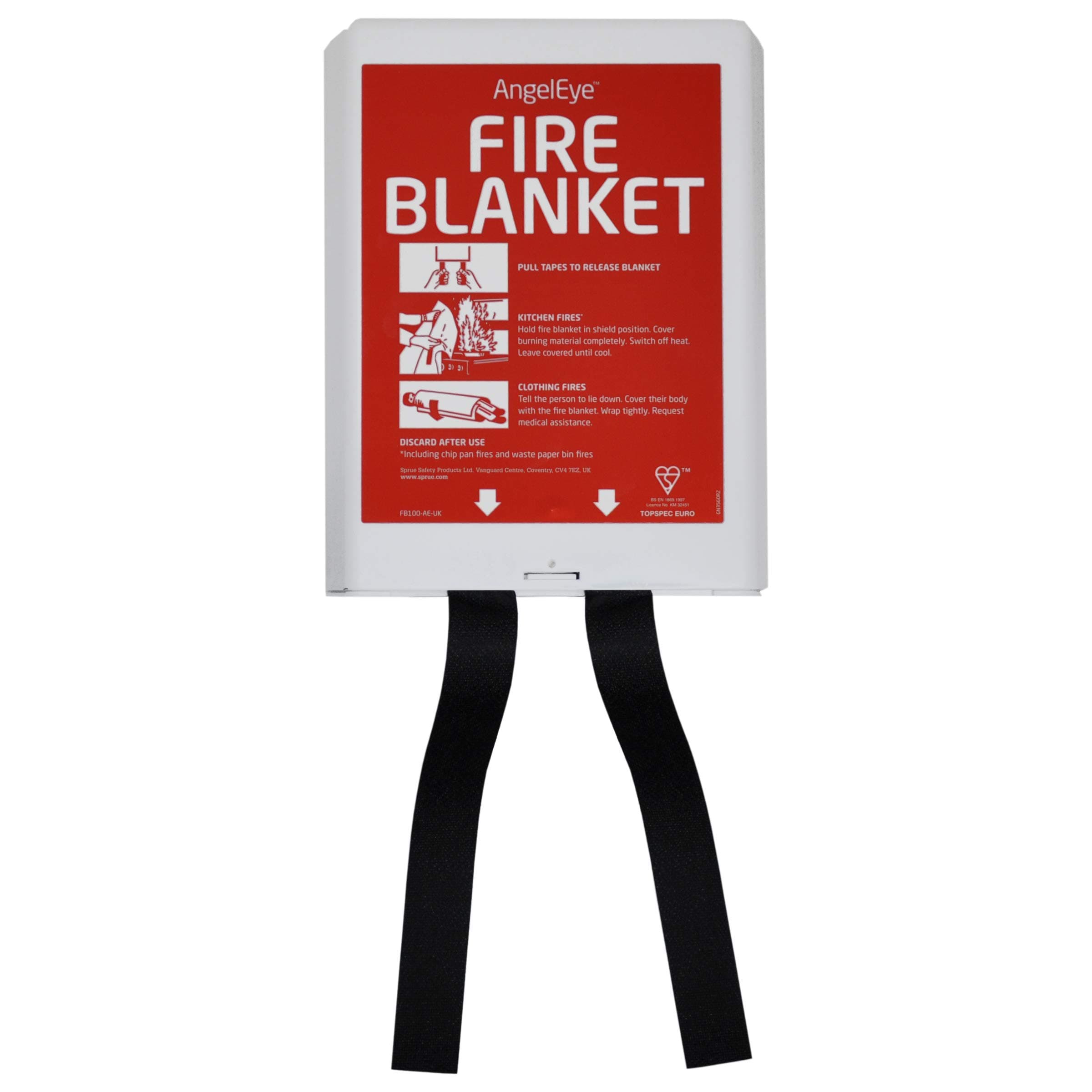 FireAngel FB100-AE-UK AngelEye Fire Blanket, 1 x 1 m