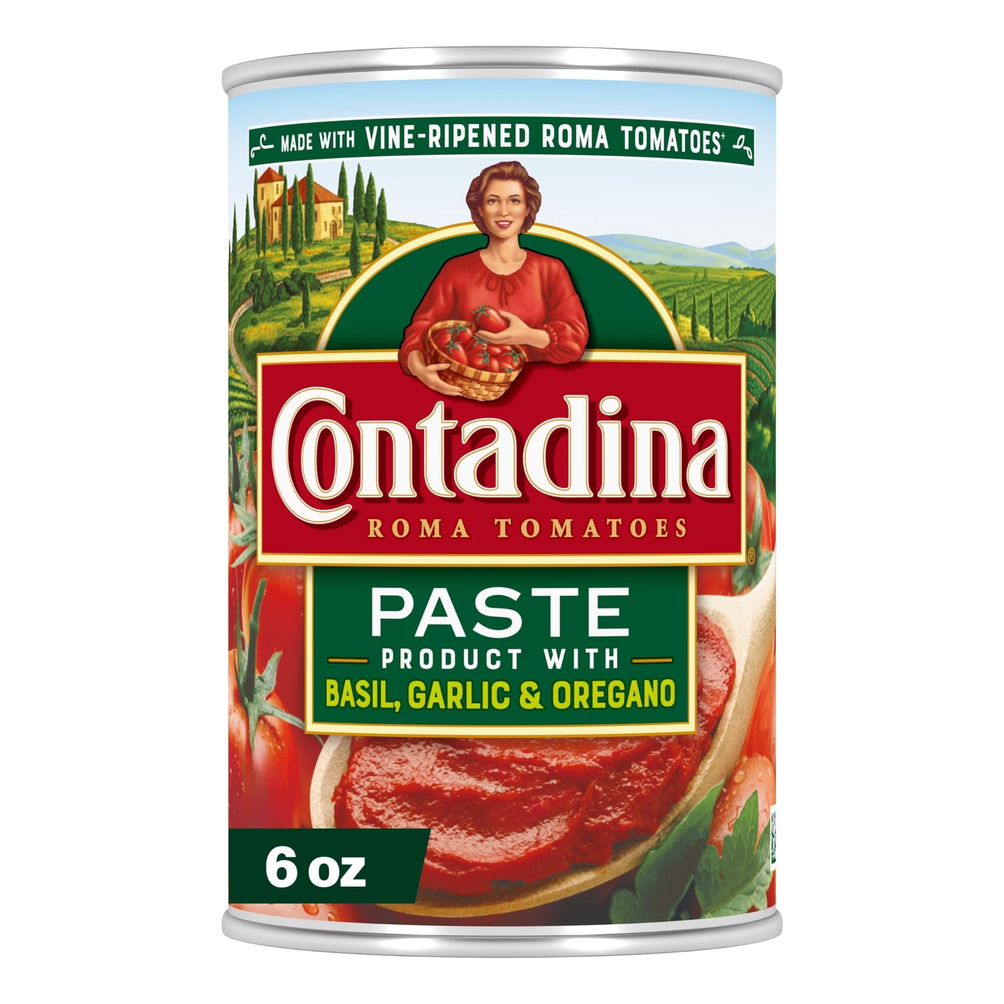 Contadina Tomato Paste With Italian Herbs, 6 oz Can