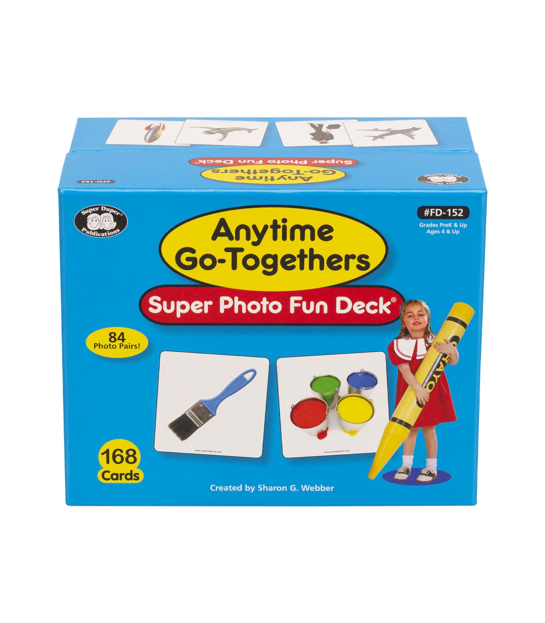 Super Duper Publications | Anytime Go-Togethers Photo Fun Deck Flash Cards | Educational Learning Resource for Children