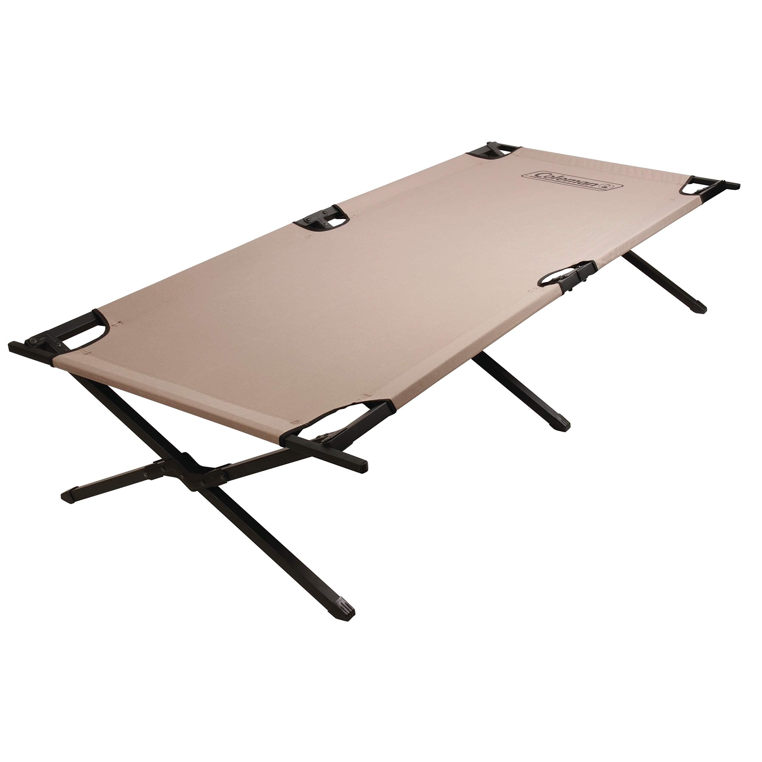 Coleman Trailhead II Large Folding Cot with Easy Setup & Takedown, Supports Adults up to 6ft 2in or 300lbs, Great for Camping, Lounging, Elevated Sleeping, Guests, & More