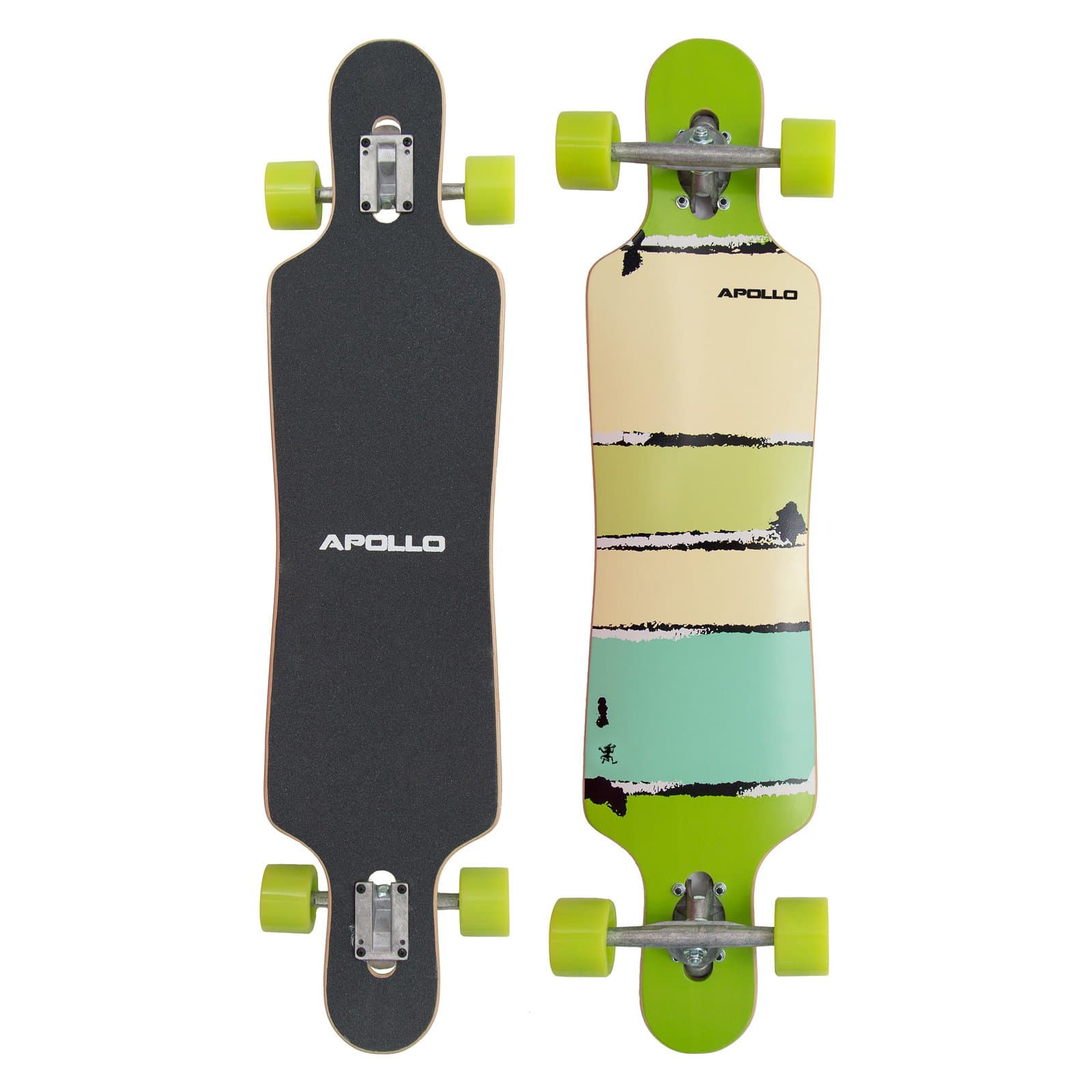 Apollo Twin Tip DT Complete Longboard, Tonga, Length: 40", Width: 9,7"