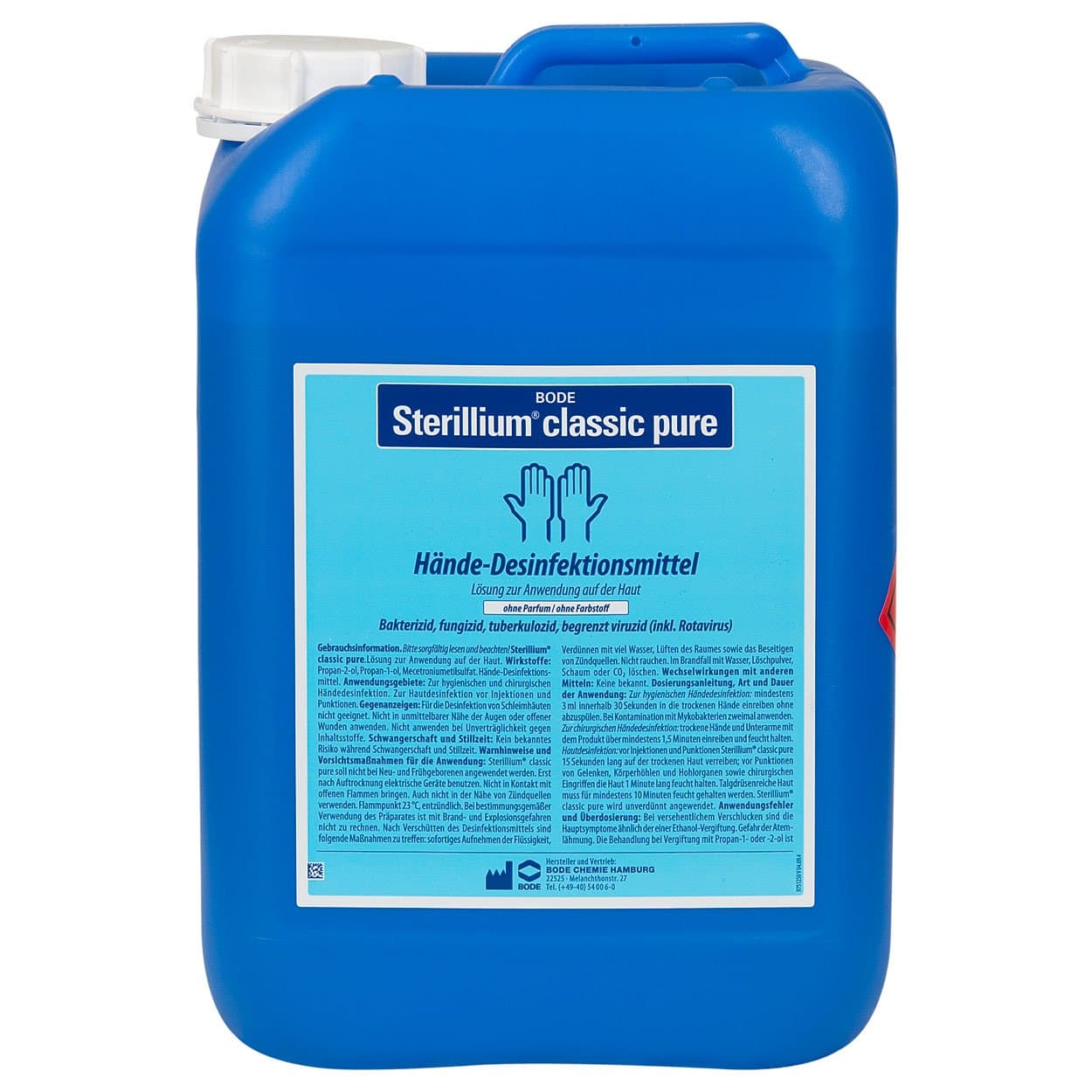 Bode Sterillium Classic Pure Hand Disinfectant 5L