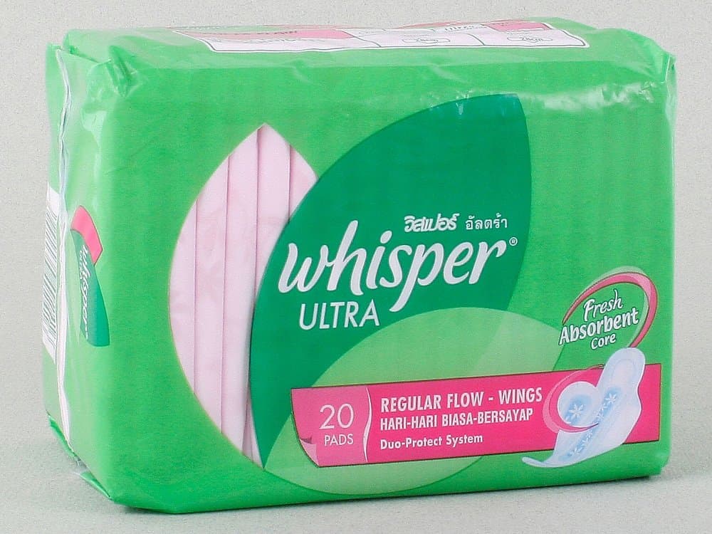 Whisper Pads Ultra Regular Flow Wing 20pcs