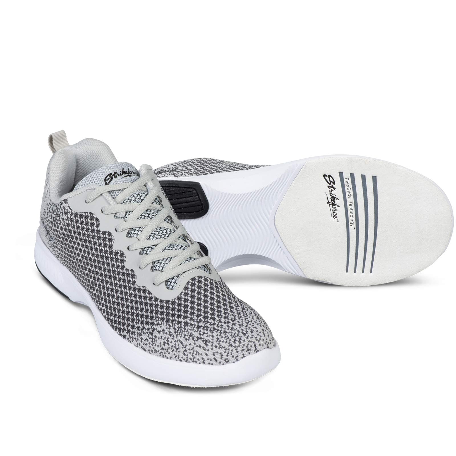 KR StrikeforceAviator Grey Wide Width Size 11 Men's Athletic Style Bowling Shoes with FlexSlide Technology for Right or Left Handed Bowlers