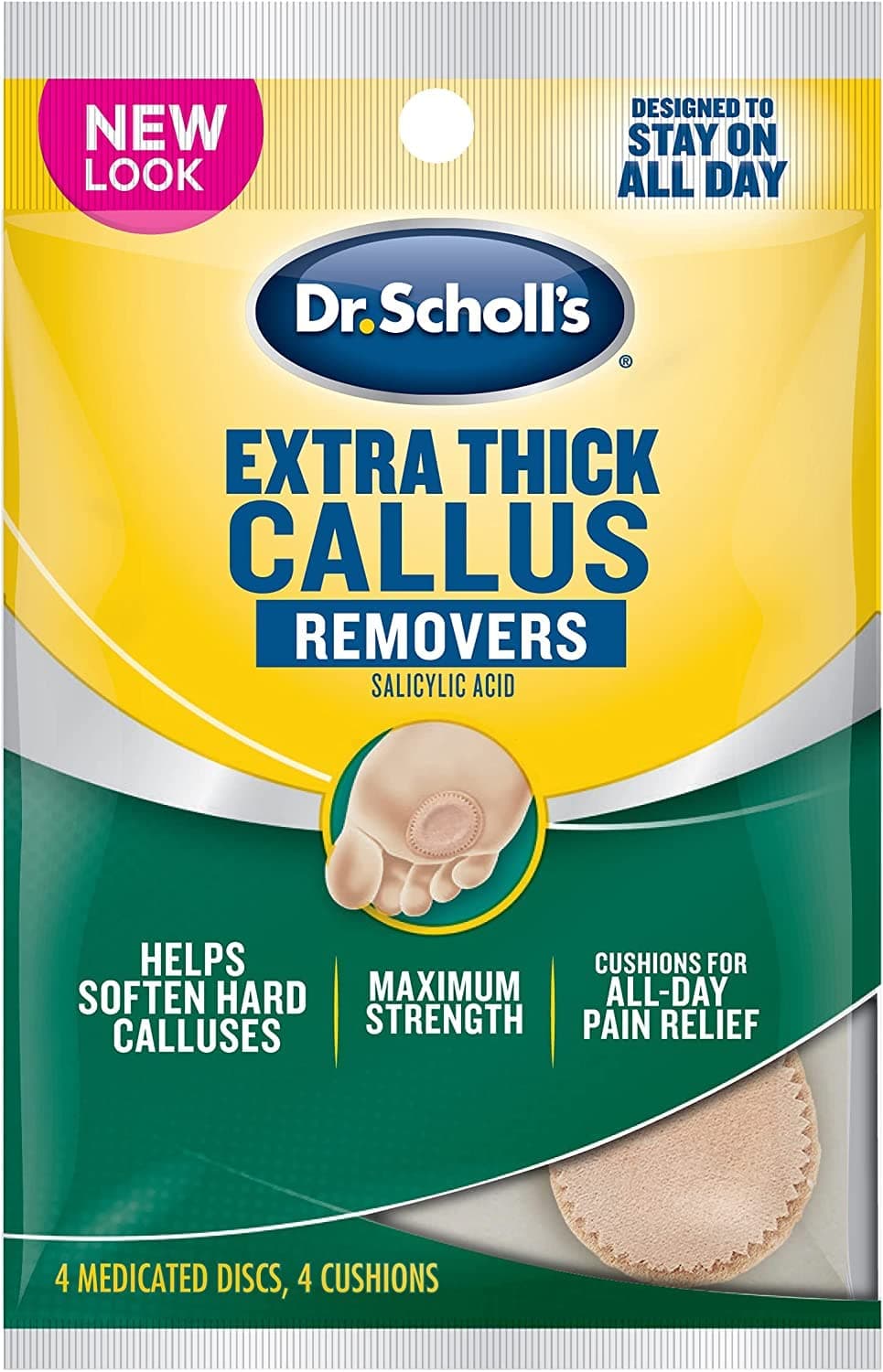 Extra Thick Callus Removers 4 Cushions ea.