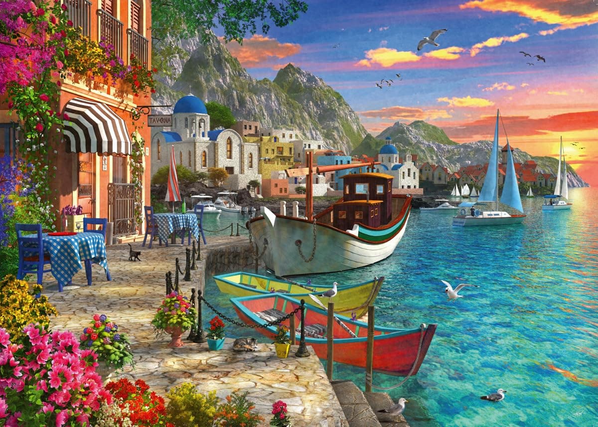 Ravensburger Puzzle_Grandiose Greece 1000 pc