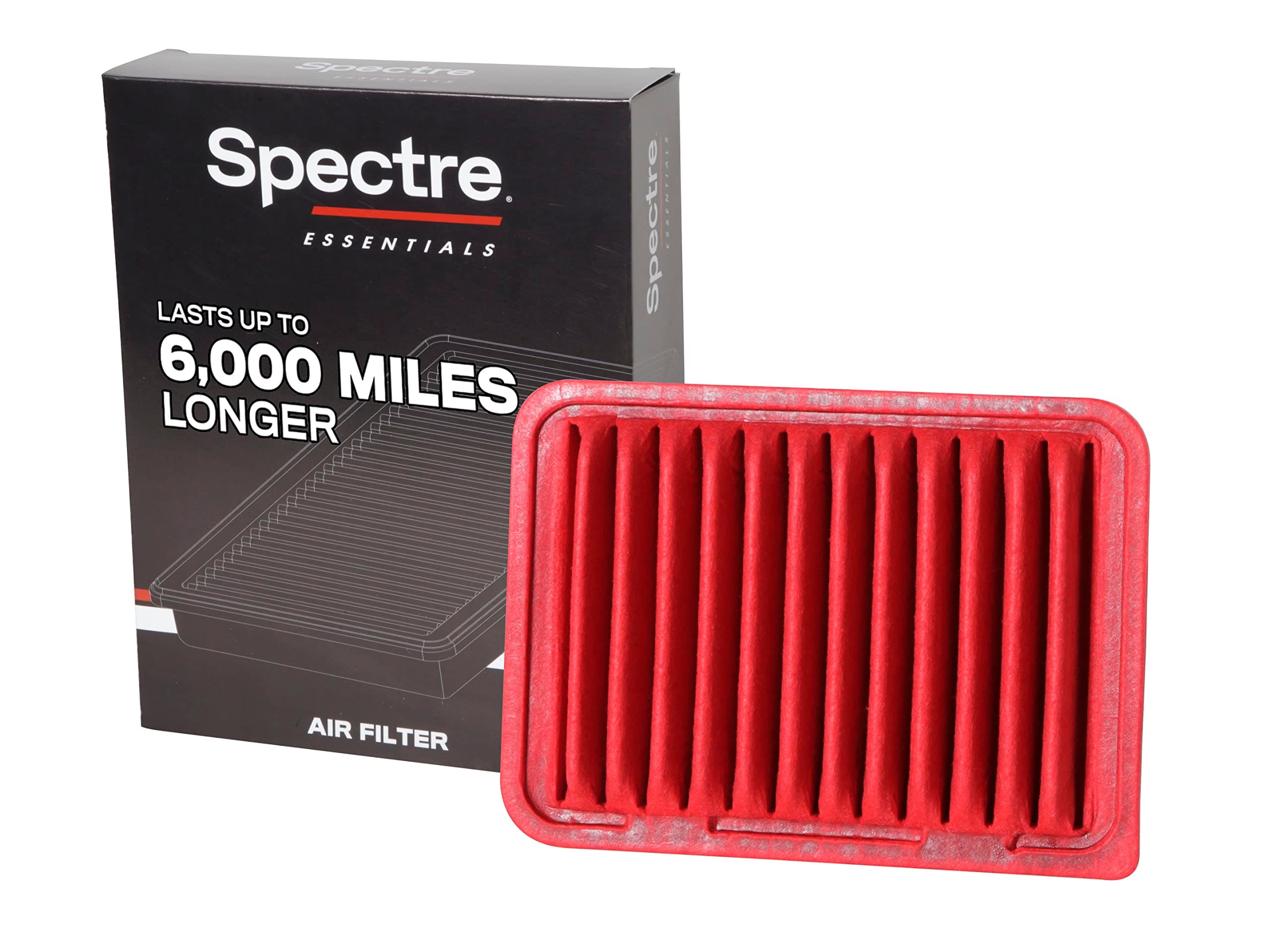 Spectre Essentials Engine Air Filter by K&N: Premium, 50-Percent Longer Life: Fits Select 2006-2019 TOYOTA/SCION (Corolla, Corolla Hyrbid, Yaris, Matrix, xD, iM), SPA-2360
