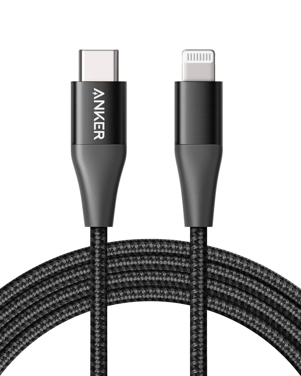 Anker 6ft Apple MFi Certified USB C to Lightning Cable Powerline+ II Nylon Braided Cable for iPhone 14/14 Pro/13 Pro Max/12 Pro/11 Pro Max/XS/XS Max, Supports Power Delivery