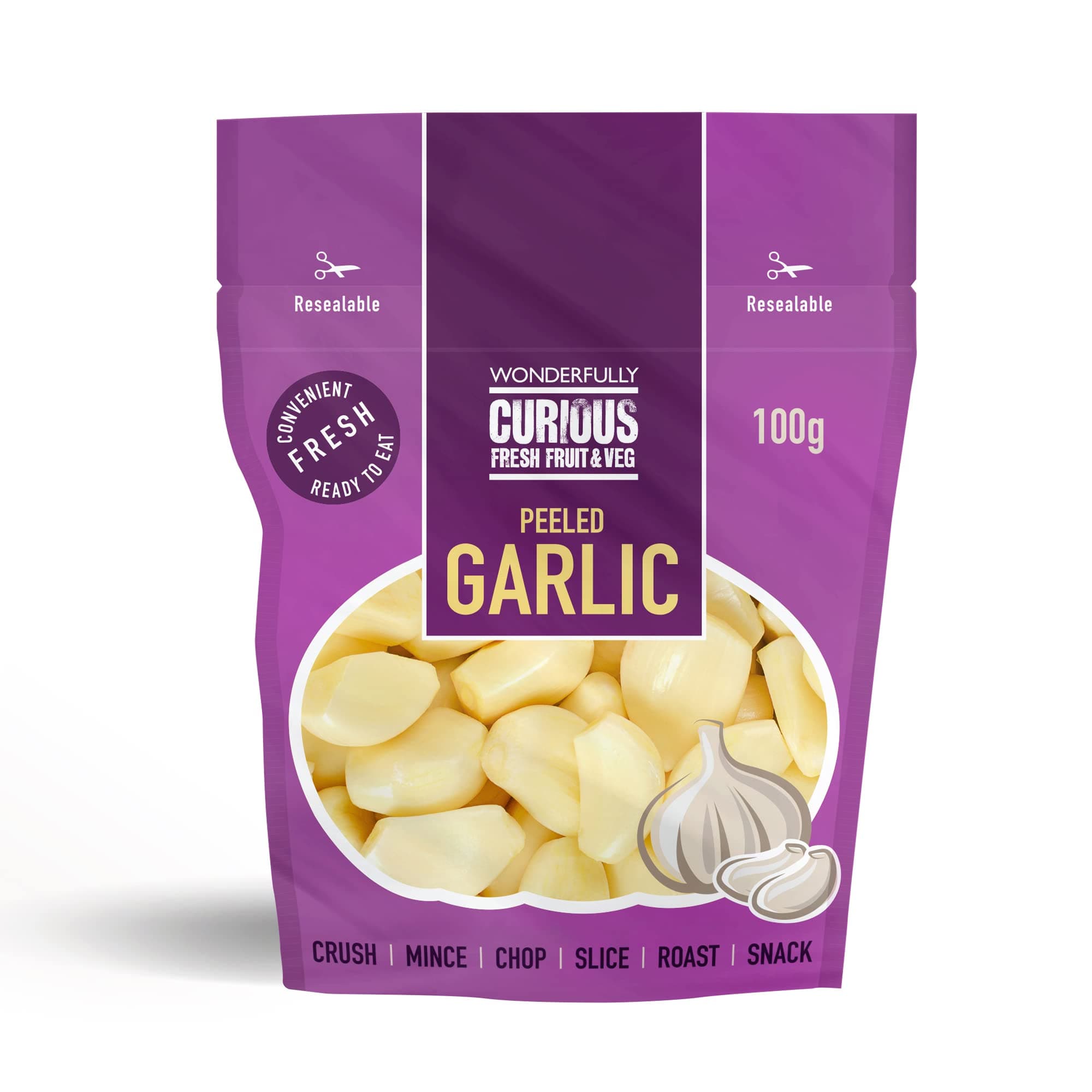 Wonderfully Peeled Garlic, 100g