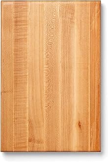 John Boos R01 Maple Wood Edge Grain Reversible Cutting Board, 18 Inches x 12 Inches x 1.5 Inches