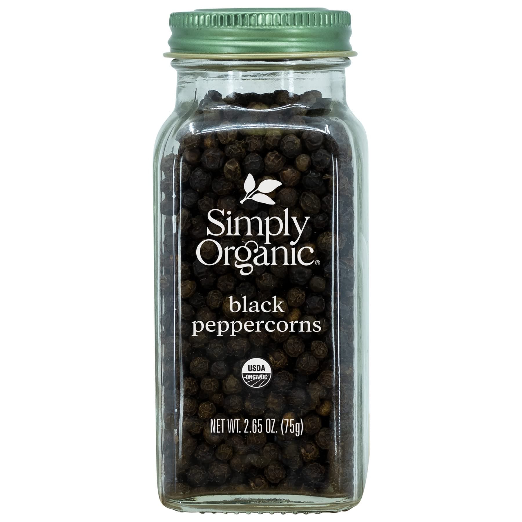 Simply Organic, Black Peppercorns, 2.65 oz (75 g)