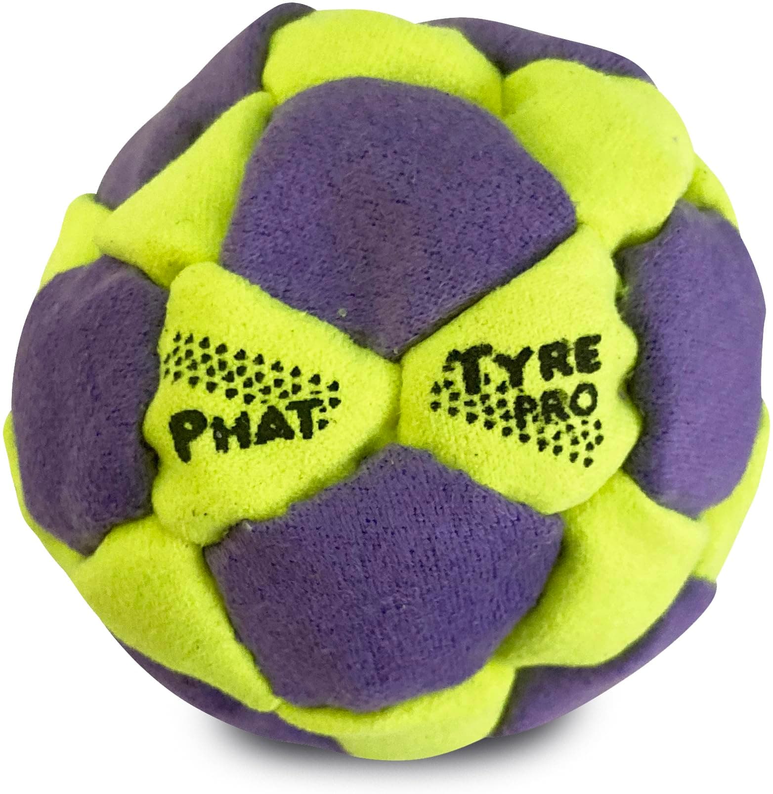 DIRTBAG PT Pro 32 Panel Footbag, Flying Clipper Original Design, Steel Pellet Filled for Maximum Control Handsewn
