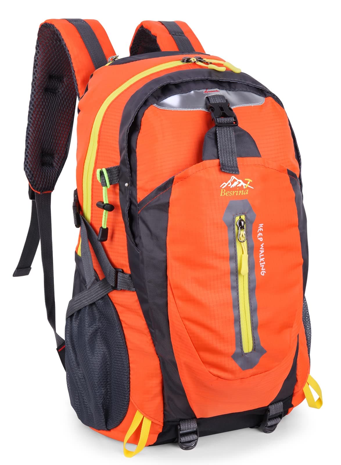 40L Lightweight Hiking Backpack, Multi-functional Water-resistant Casual Camping Trekking Rucksack for Cycling Travel Climbing Mountaineer Outdoor Sport