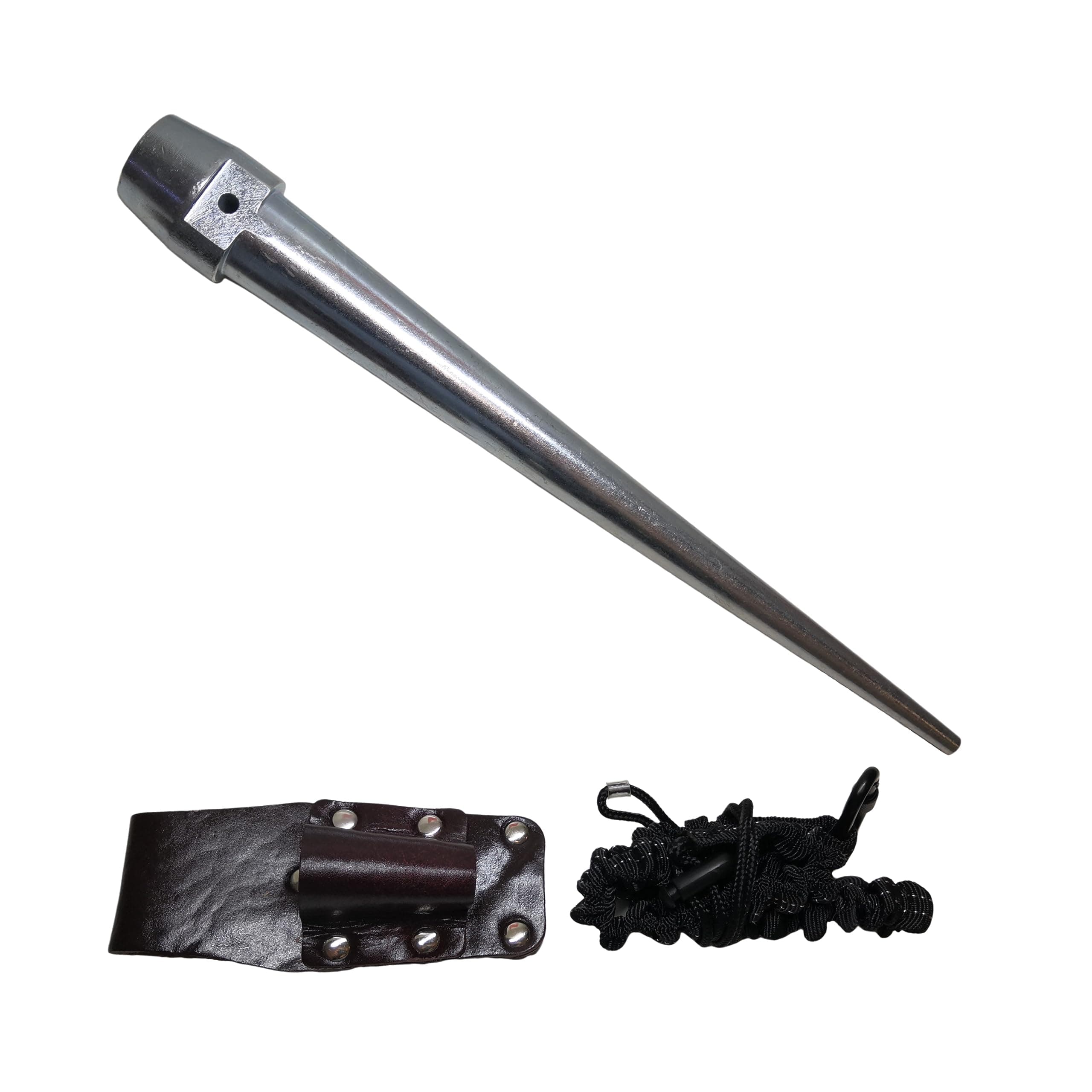 Upgraded Broad Head Bull Pin Alignment Punches，Cone 1-1/4” to 5/16”，13.75” Long，Heat Treated AISI 4135 Alloy Steel，12.9 level high strength，Replaces Klein Tools 3255 3256