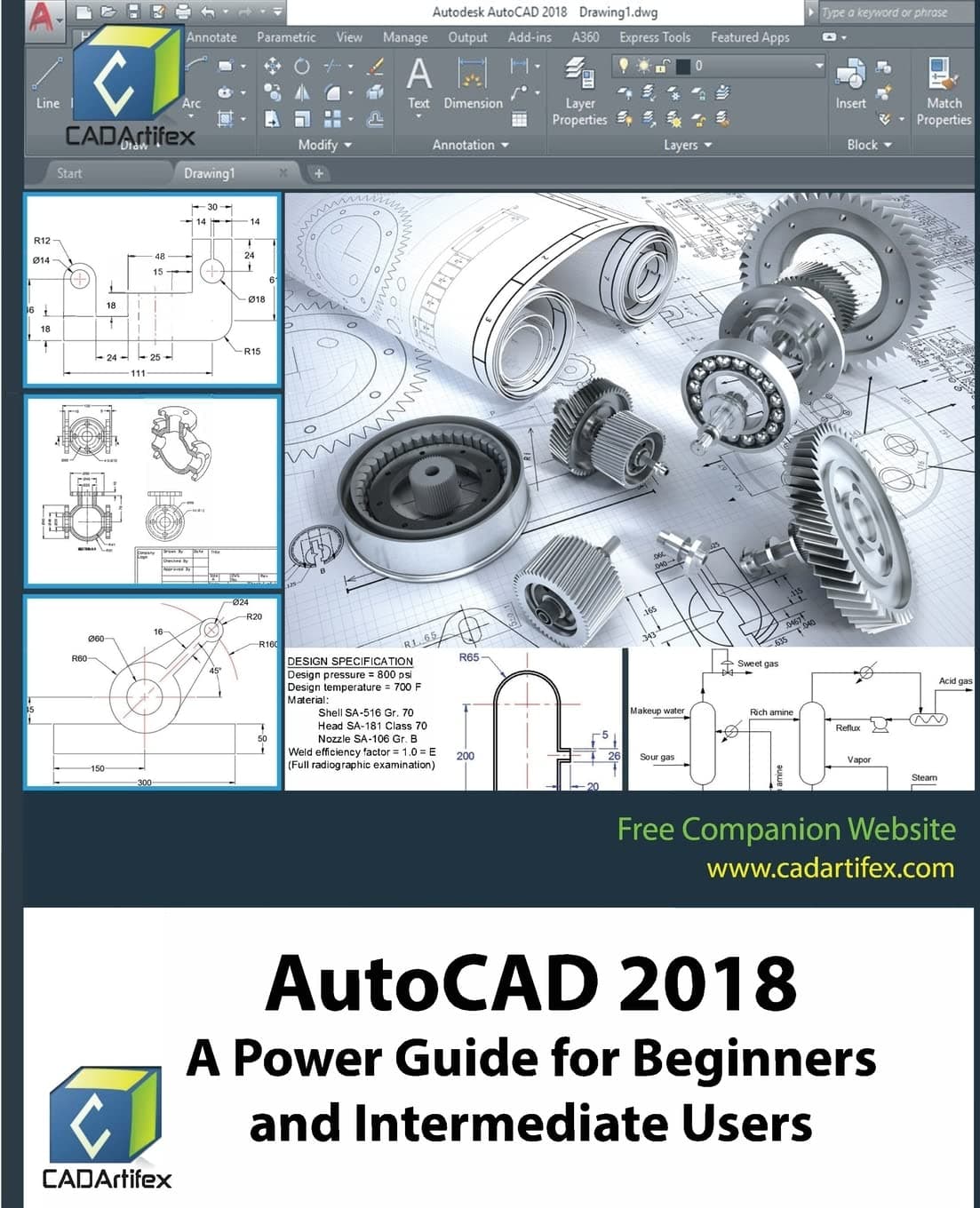 AutoCAD 2018: A Power Guide for Beginners and Intermediate Users Paperback – June 6, 2017