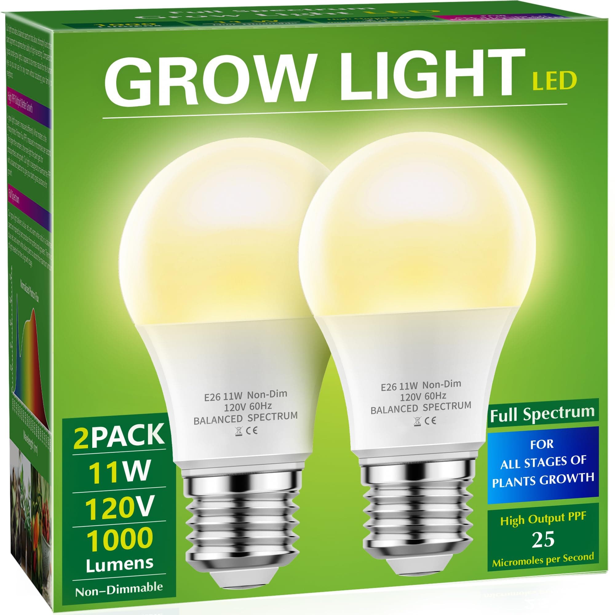 A19 Grow Bulb Warm White