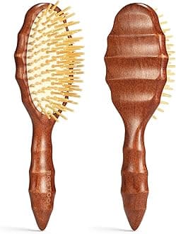 BESTOOL Hair Brush, Scalp Massage, Comb, Wooden Comb, Restored, Unisex, For Children, High Quality, Hair Care, Smooth, Popular, Lustrous Hair, Enhances Thinning, Hair Quality, Tangle-Free