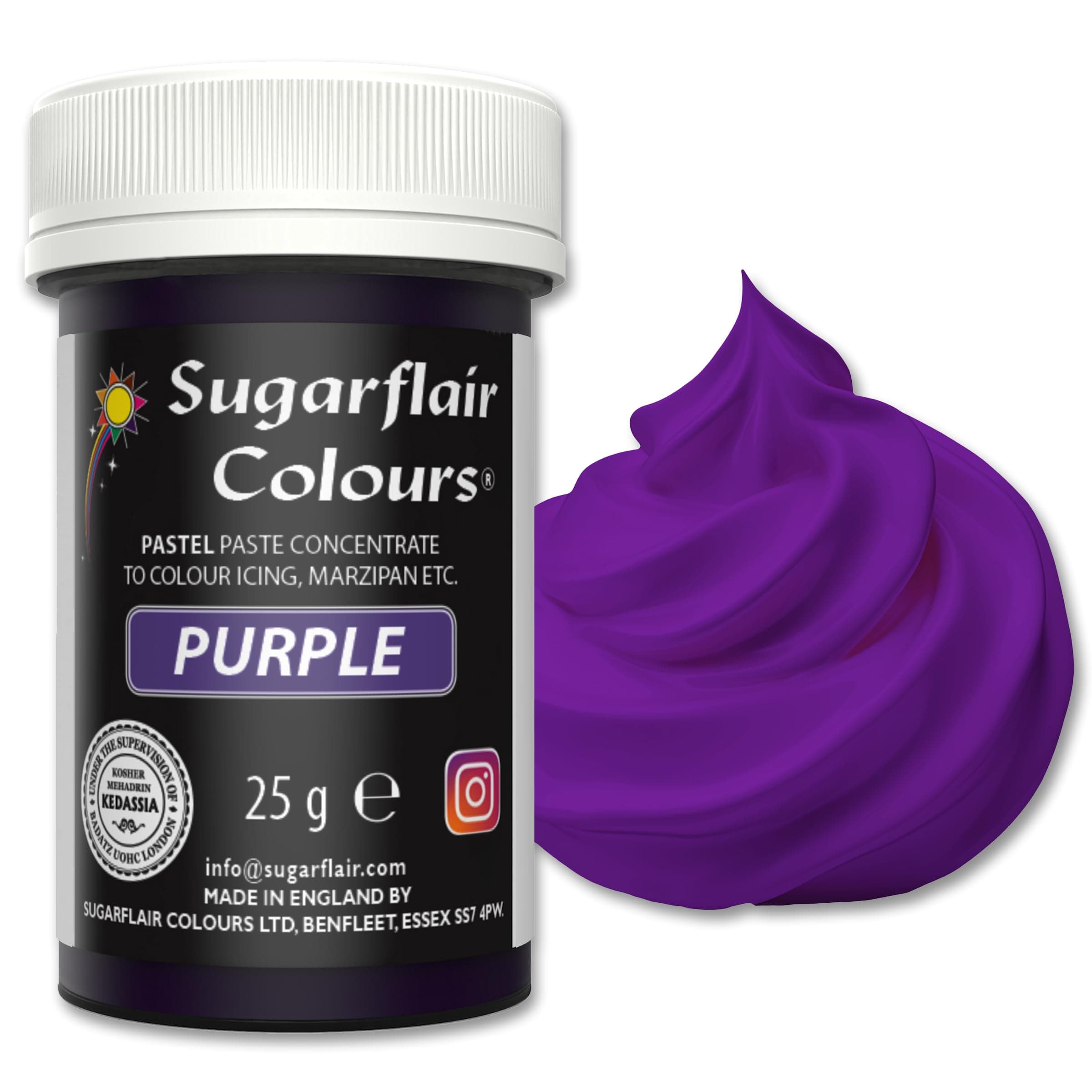 Sugarflair Paste Colour - Pastel Purple 25g
