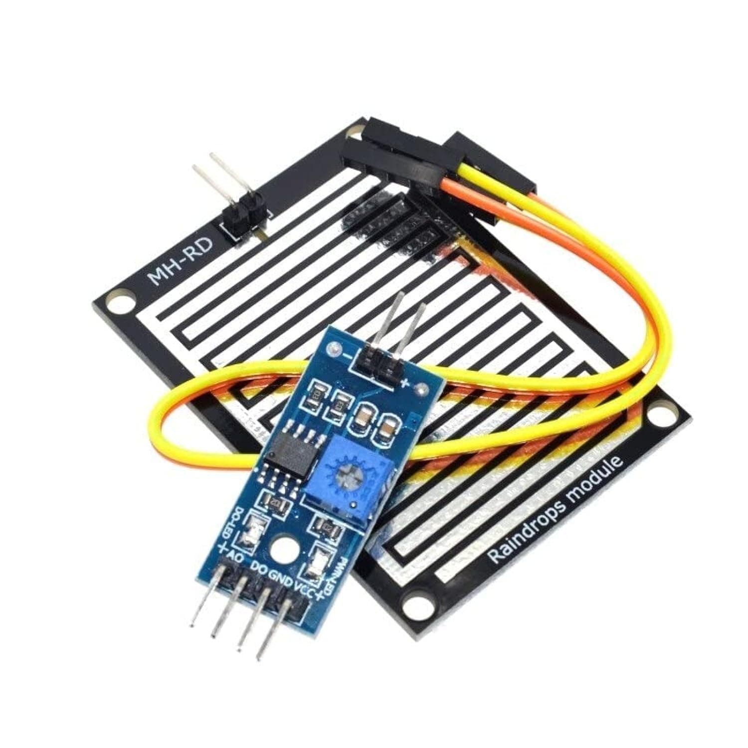 SOLDOUT 3.3-5V Rain Raindrops Sensitive Detection Sensor Module Weather Humidity Compatible with Arduino DIY Kit