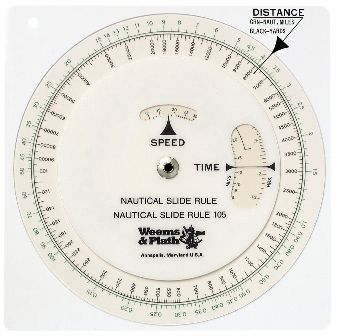Marine Navigation Nautical Slide Rule