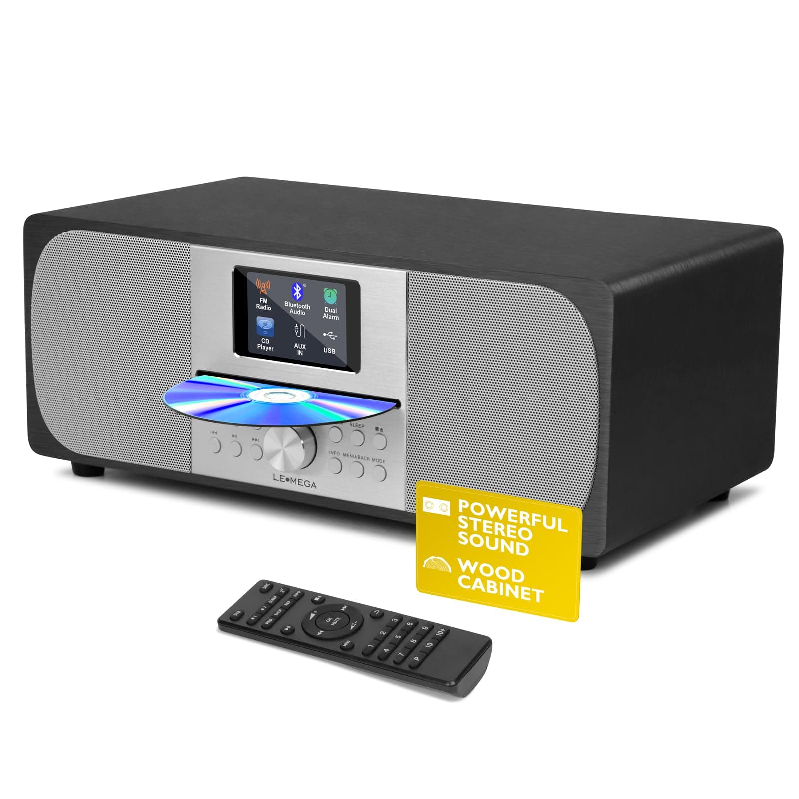 LEMEGA MSY6 Bluetooth Stereo System for Home I Powerful 100W CD Player I FM R...