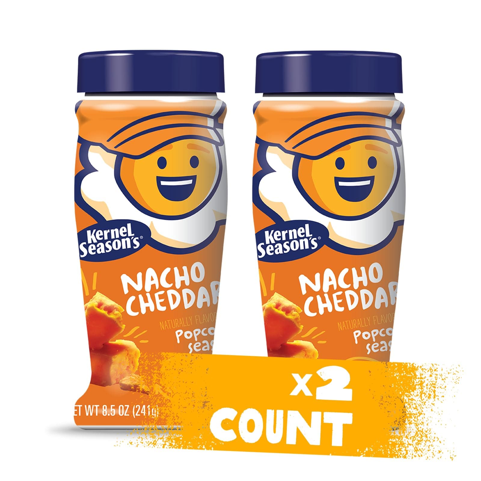 Kernel Season's Popcorn Seasoning, Nacho Cheddar, 8.5 Ounce (Pack of 2)