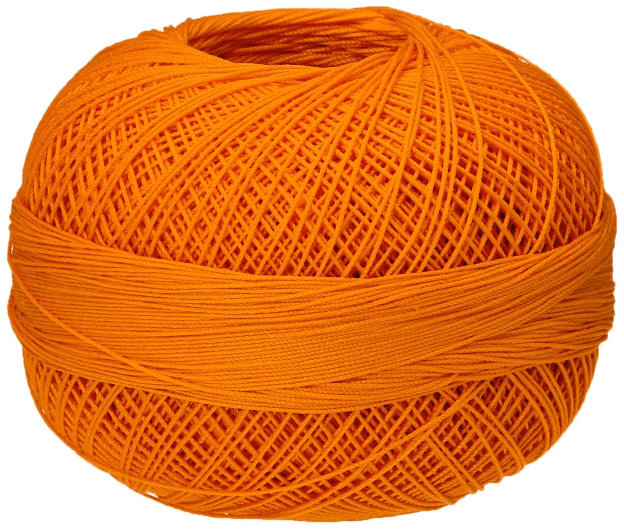 Handy Hands Lizbeth Premium Cotton Thread, Size 40, Bright Orange