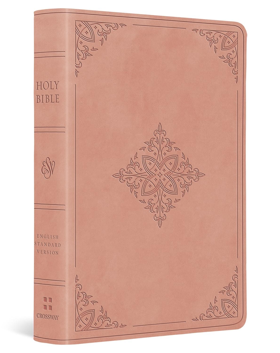 ESV Value Large Print Compact Bible (TruTone, Pink, Fleur-de-lis Design): Holy Bible, English Standard Version