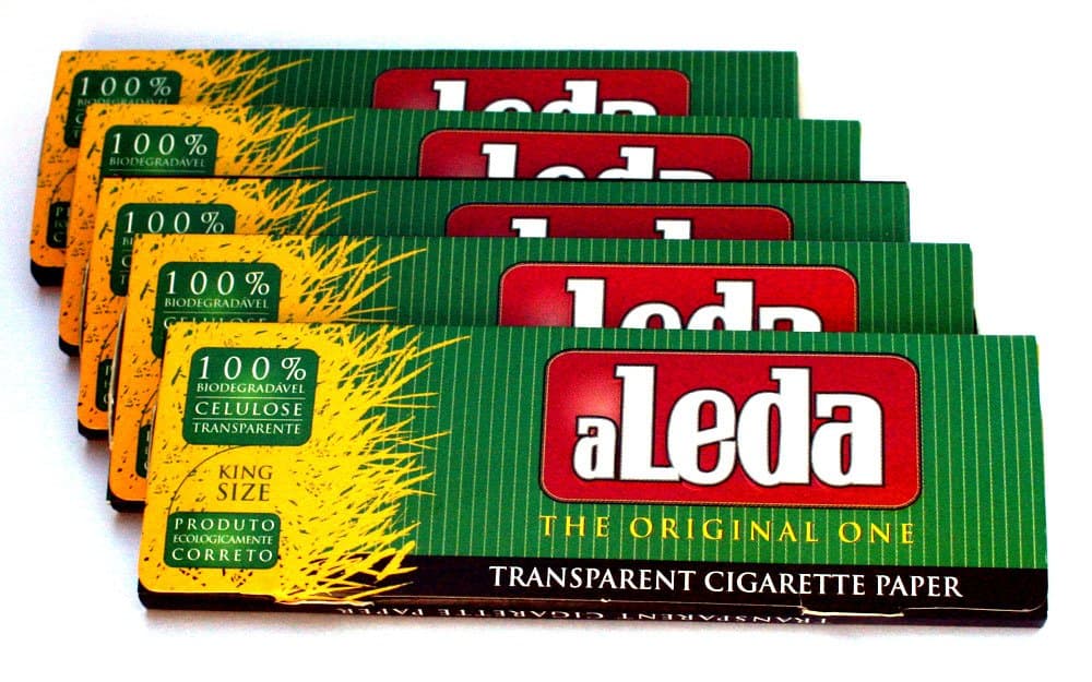 5 Booklets Aleda Transparent Rolling Paper King Size