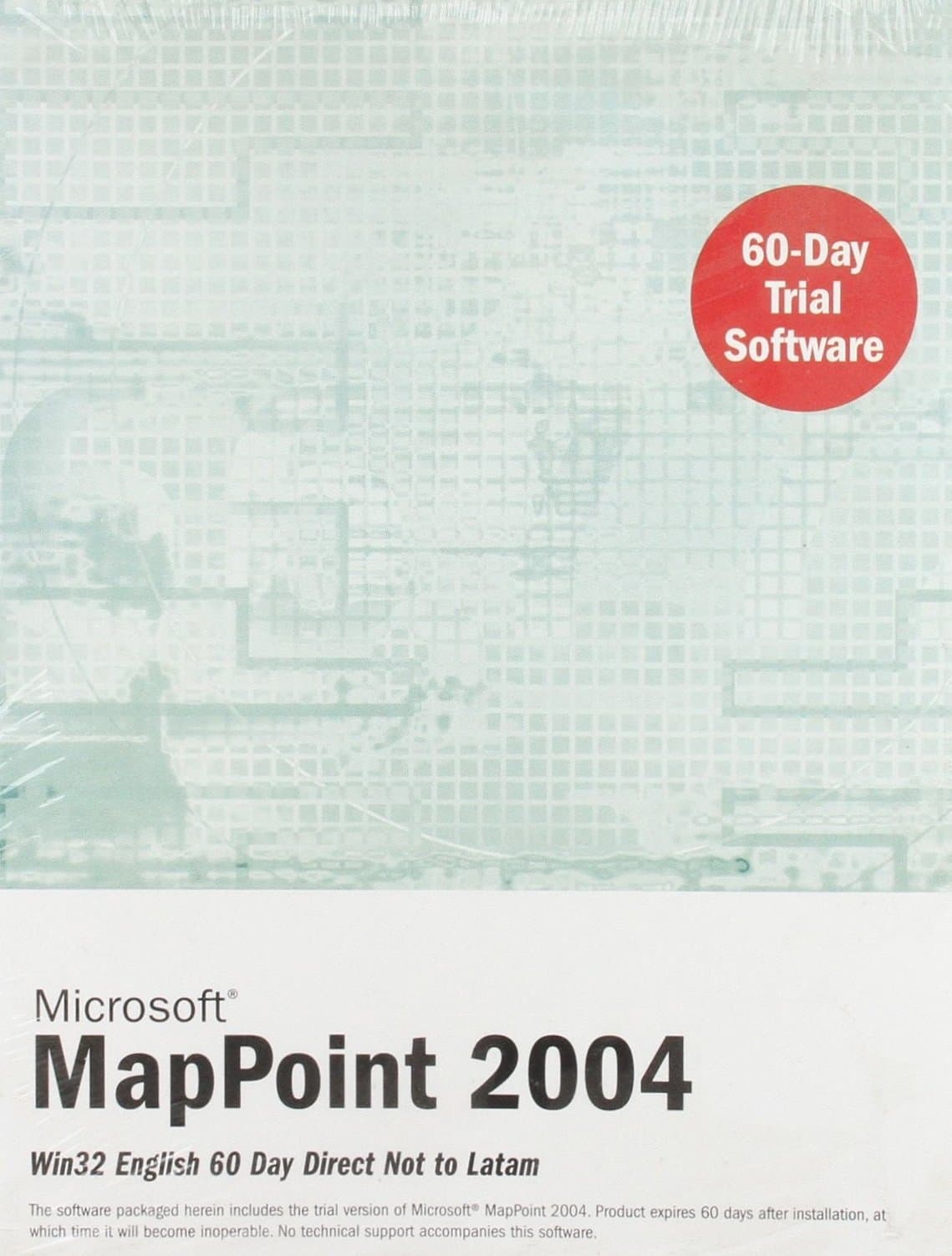 Microsoft MapPoint 2004: Win32 English 60 Day Direct Not to Latam
