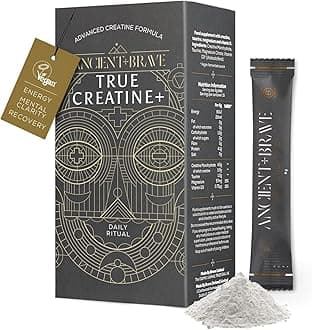– True Creatine+ Sachets 15 x 6g - Premium Creatine Monohydrate Powder - 100% Micronised - High Performance, Strength Building - Muscle Recovery, Cognition & Wellness
