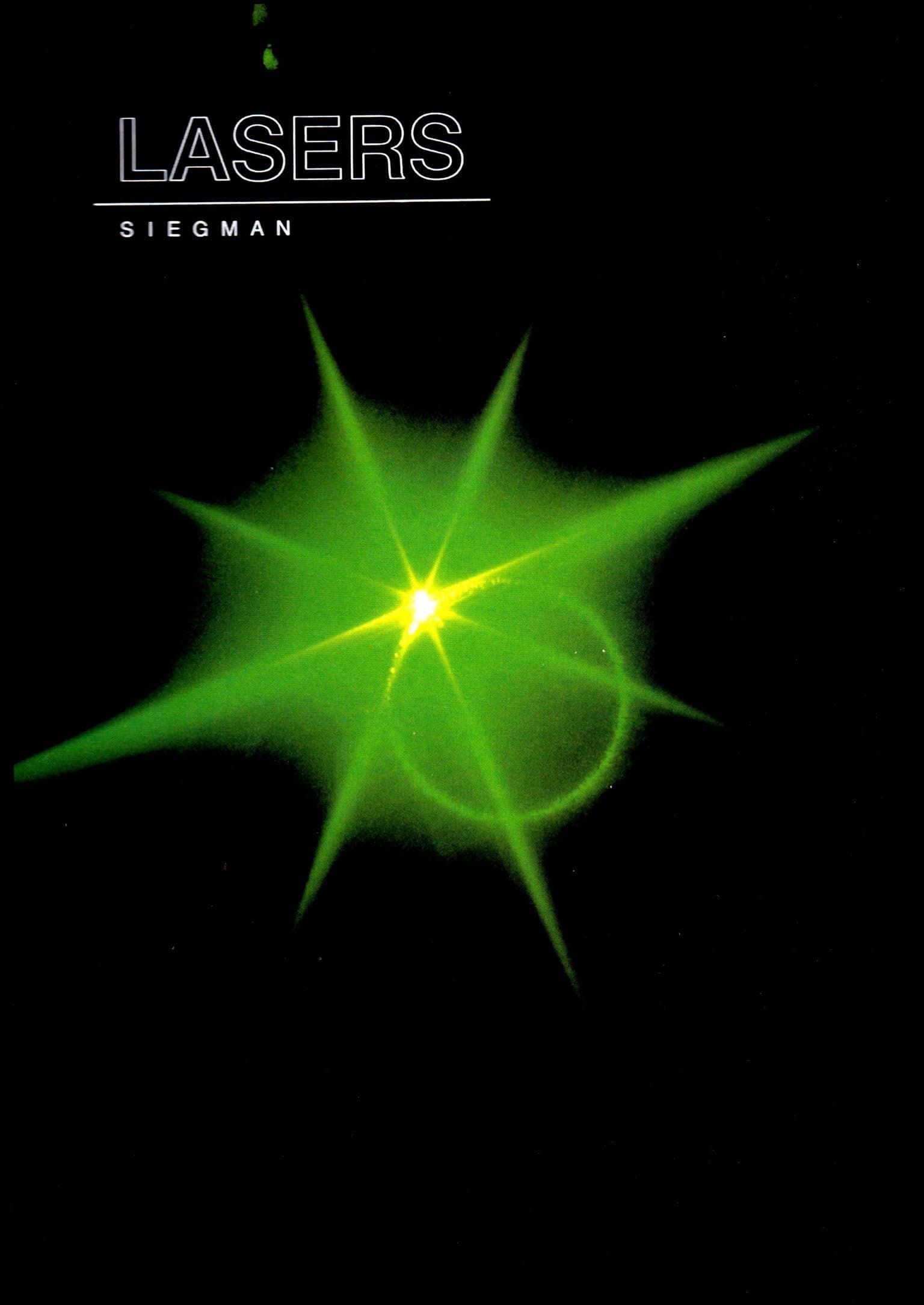 Lasers by Siegman, Anthony E. (1986) Hardcover