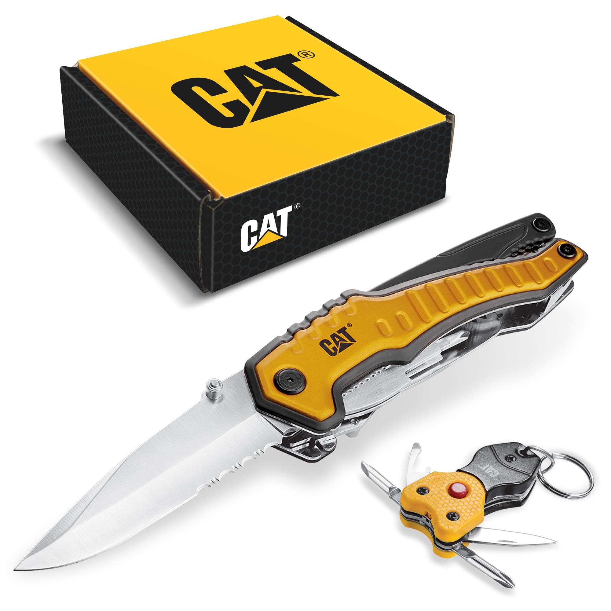 Cat 2 Pc. Multi-Tool and Key Chain Set