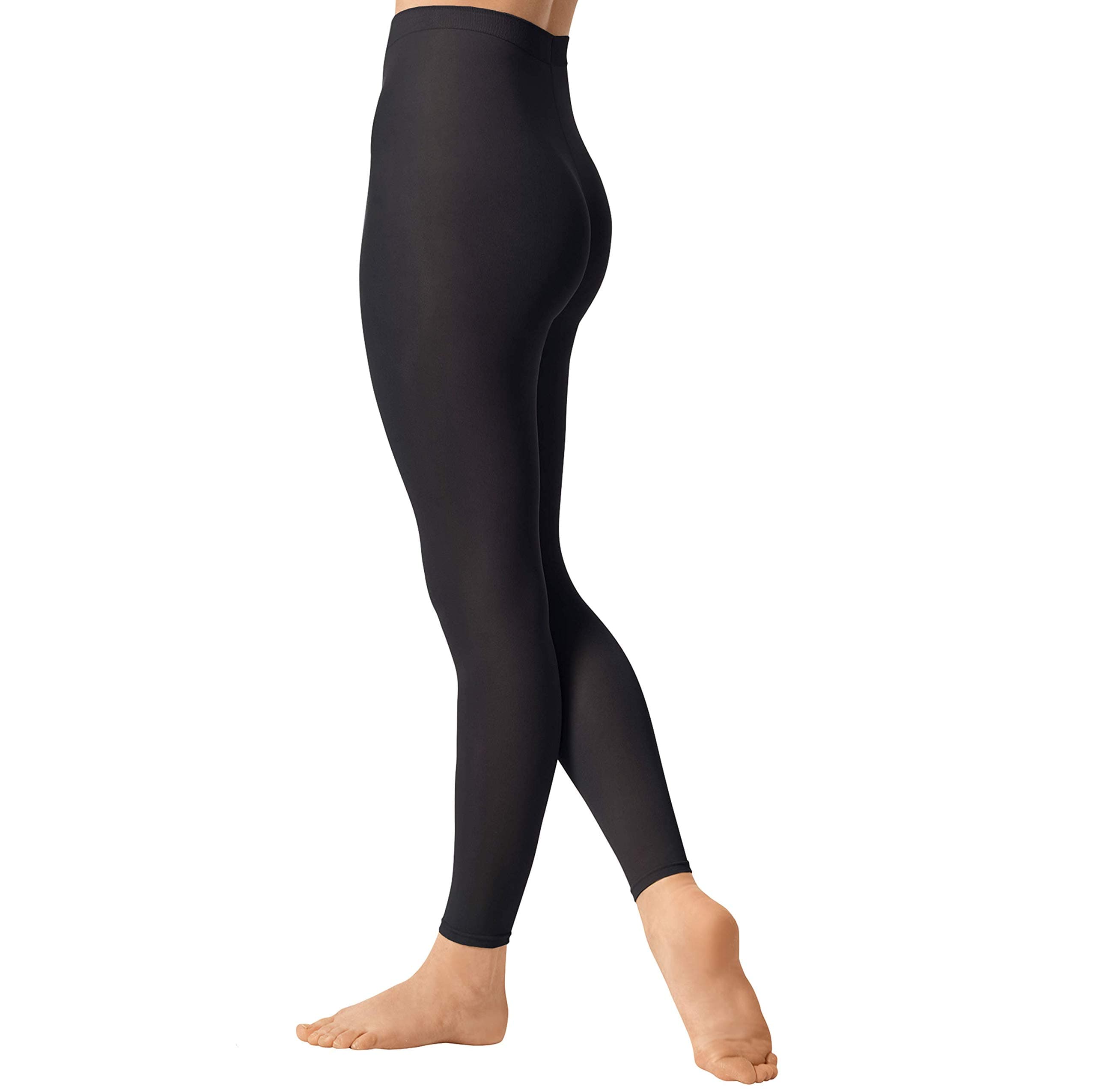 DANCE LINEDANCELINE Footless Dance Tights in Black