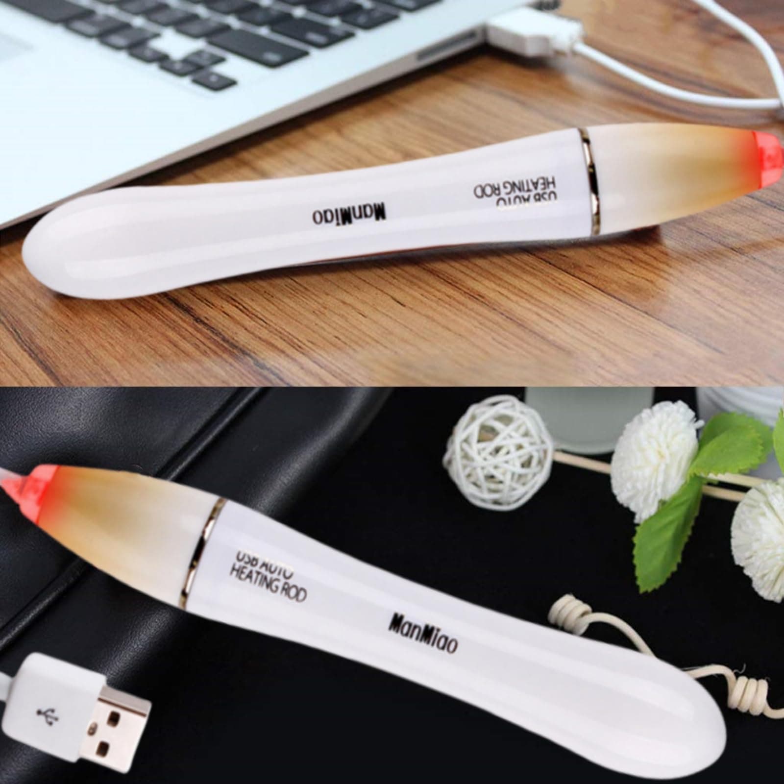 Japen Rends Electrict 37.5℃ Safe Waterproof USB Heating Rod Warmer Heating Stick Heater (Shipping from USA,4-9 Working days delivery)